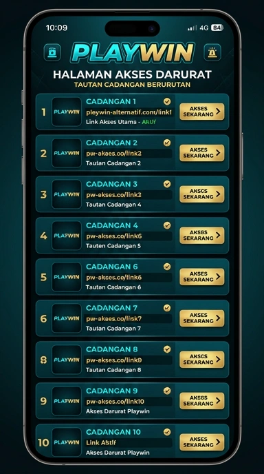 Tampilan link alternatif playwin